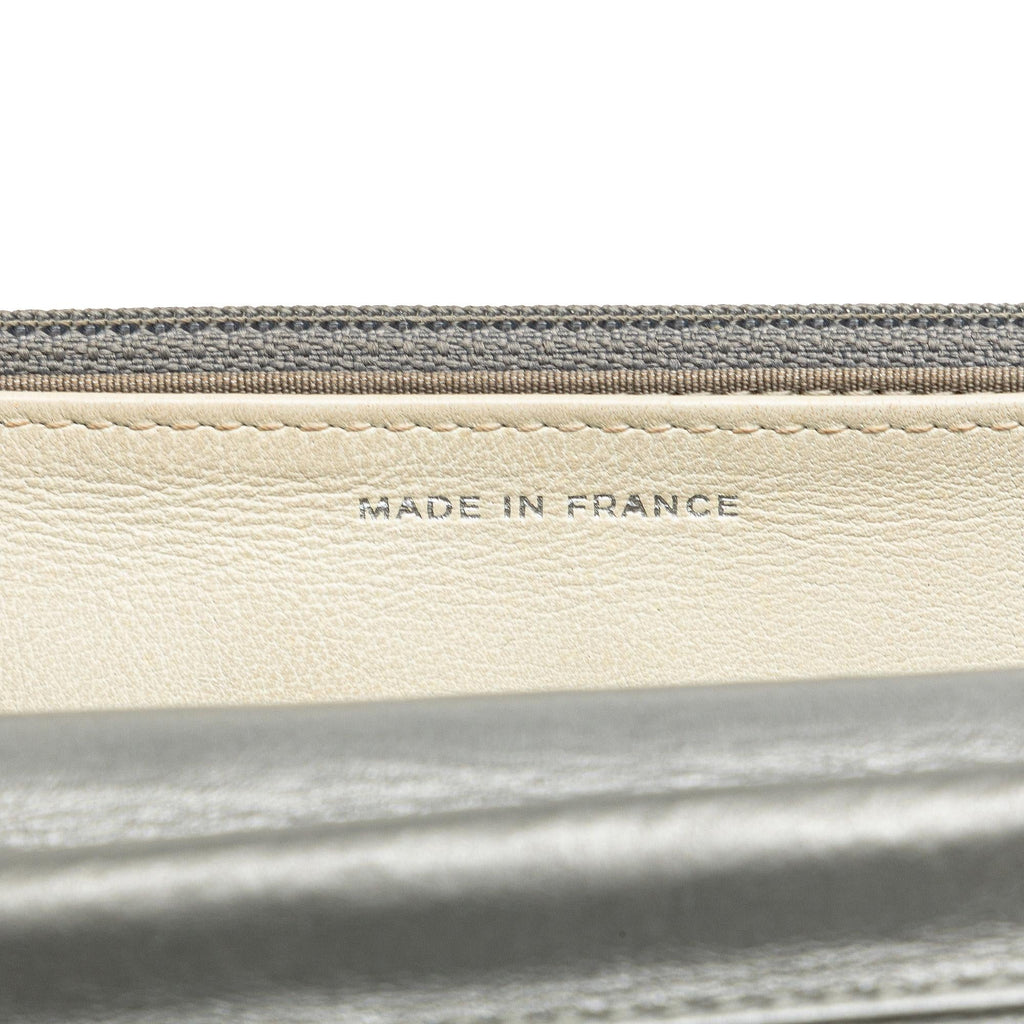 Chanel CC Quilted Aged Calfskin Wallet On Chain