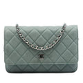 Chanel CC Quilted Caviar Wallet on Chain