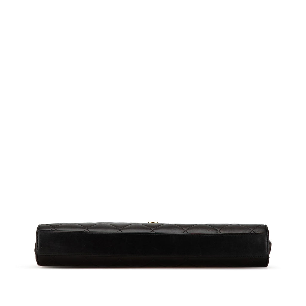 Chanel CC Quilted Lambskin Flap Briefcase (SHG-8TcoB4)