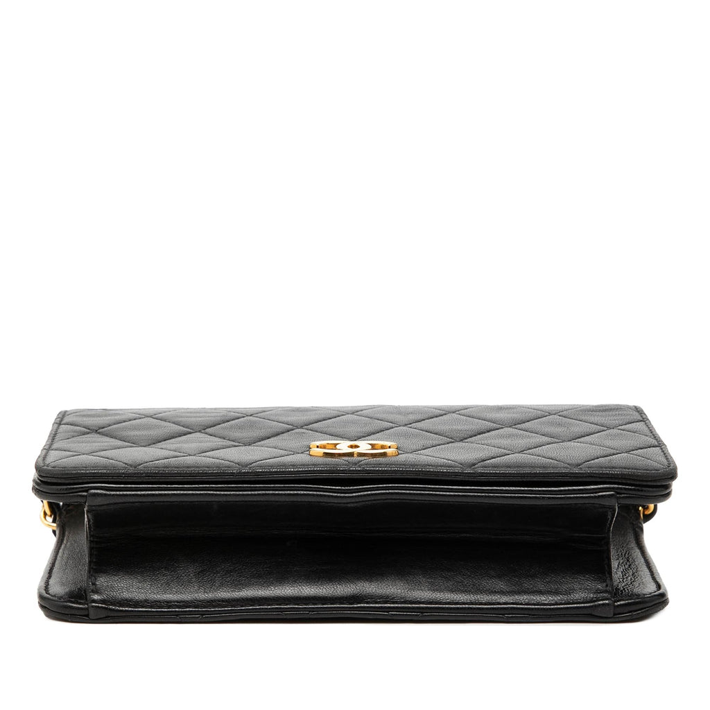 Chanel CC Quilted Lambskin Full Single Flap