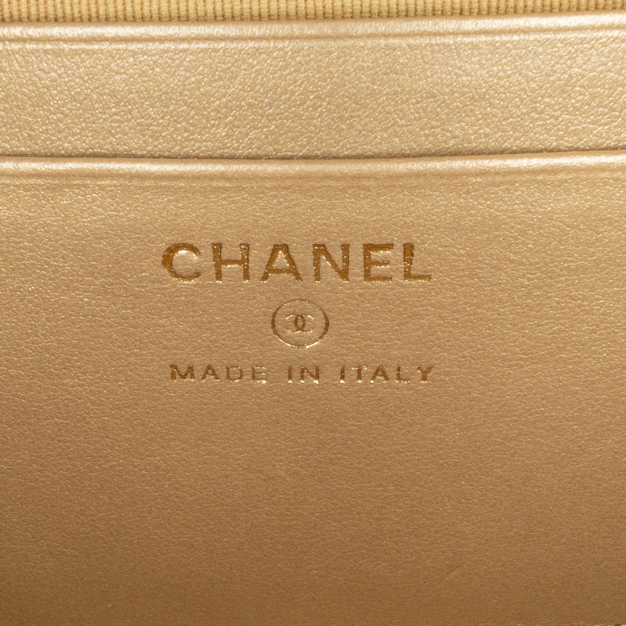 Chanel CC Quilted Lambskin Pearl Crush Camera Bag (SHG-5B4yyg)