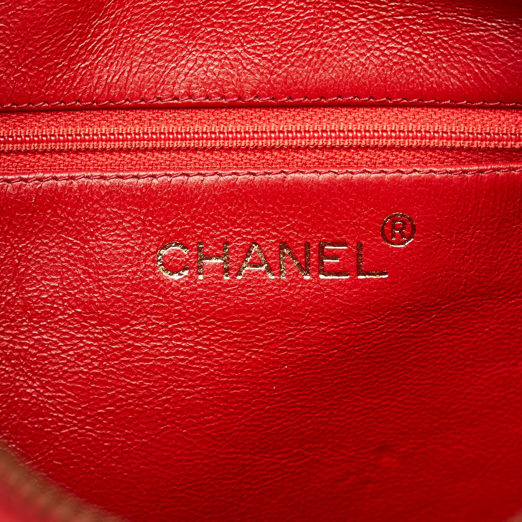 Chanel CC Quilted Lambskin Tassel Crossbody Bag (SHG-4oL2JE)