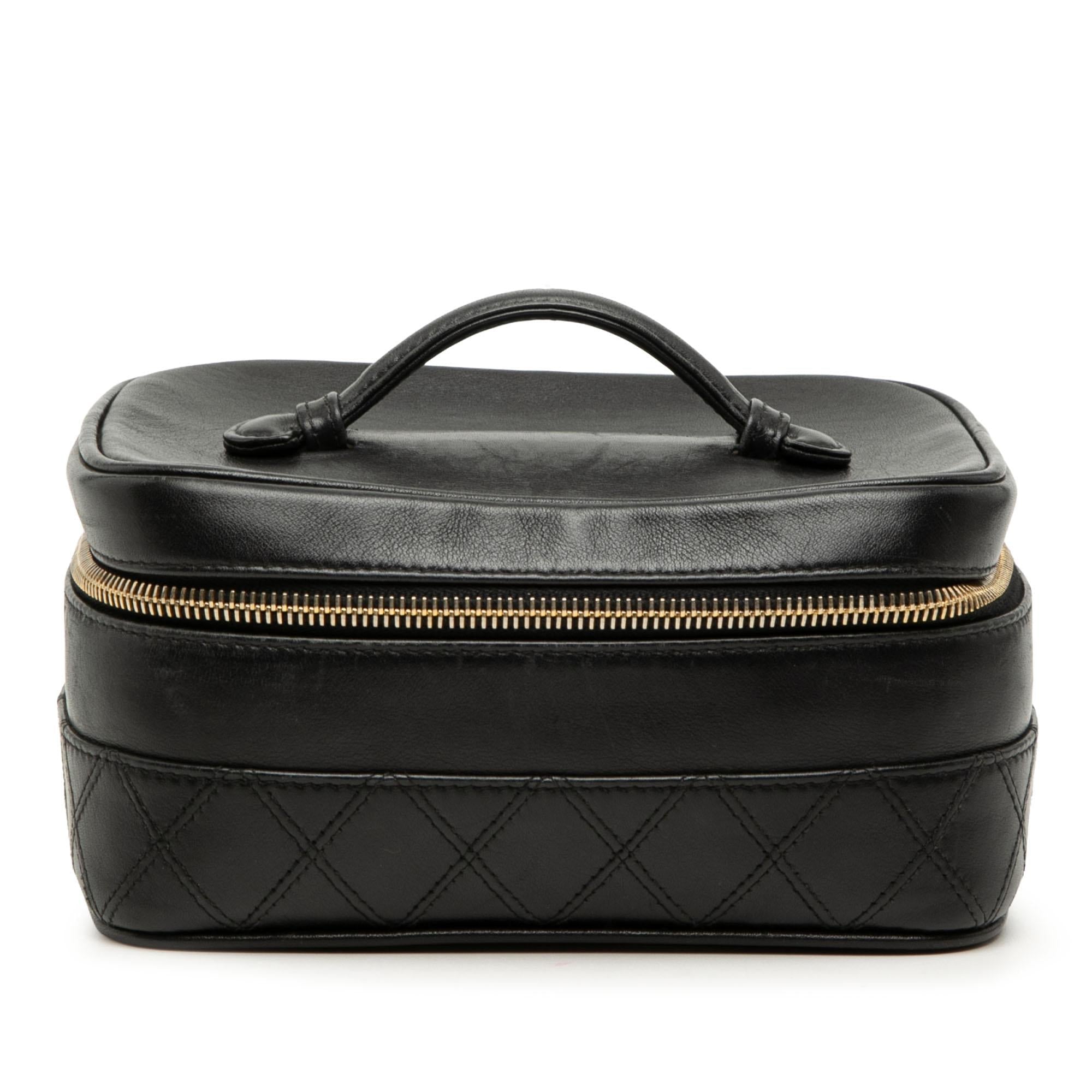 Chanel CC Quilted Lambskin Vanity Bag