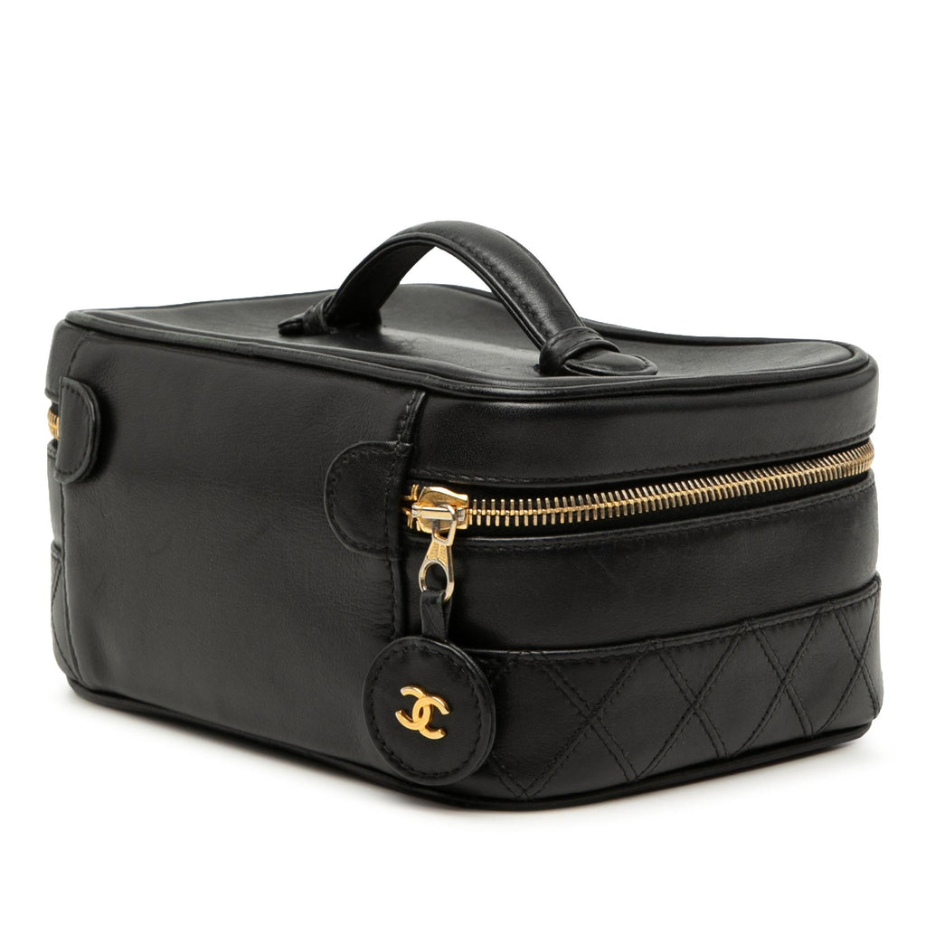 Chanel CC Quilted Lambskin Vanity Bag