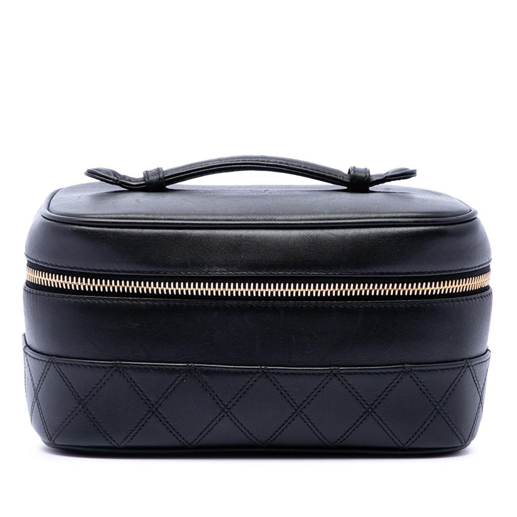 Chanel CC Quilted Lambskin Vanity Case