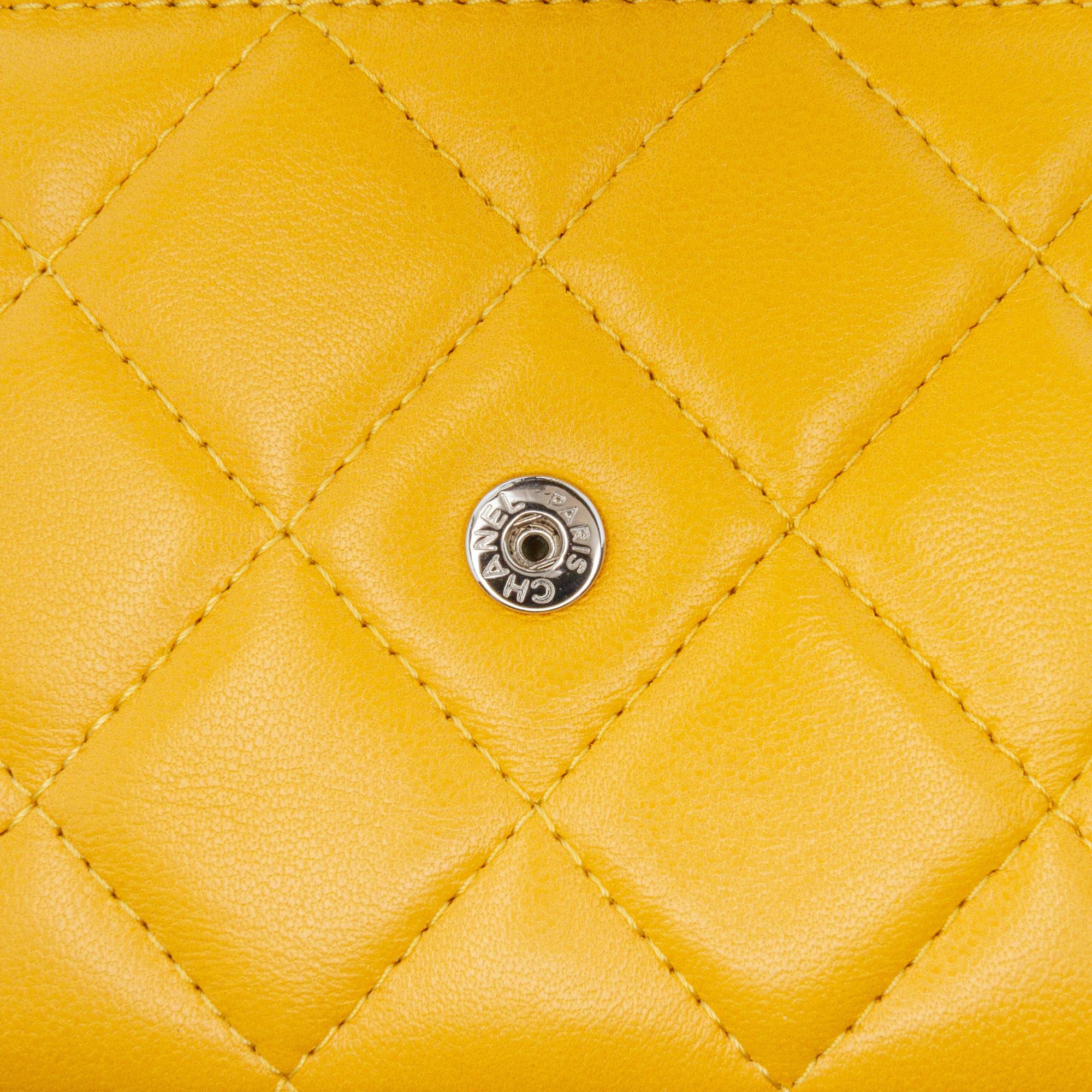 Chanel CC Quilted Lambskin Wallet On Chain