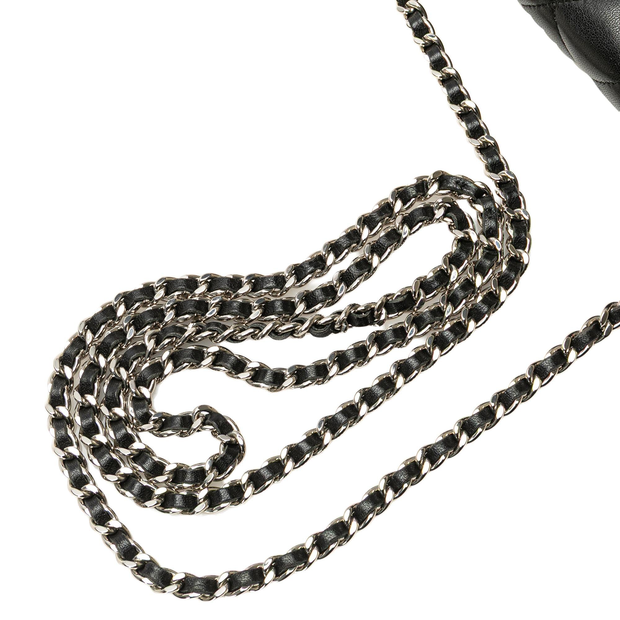 Chanel CC Quilted Lambskin Wallet On Chain