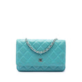 Chanel CC Quilted Lambskin Wallet On Chain
