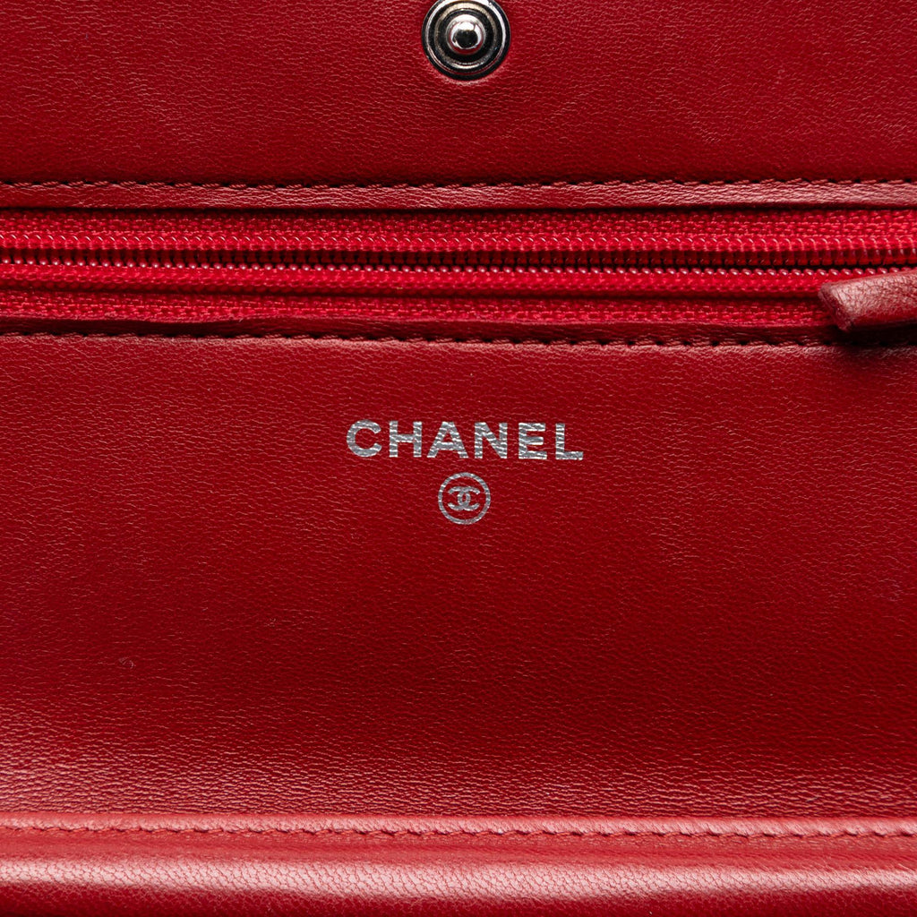 Chanel CC Quilted Lambskin Wallet on Chain