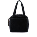 Chanel CC Quilted Velvet Handbag