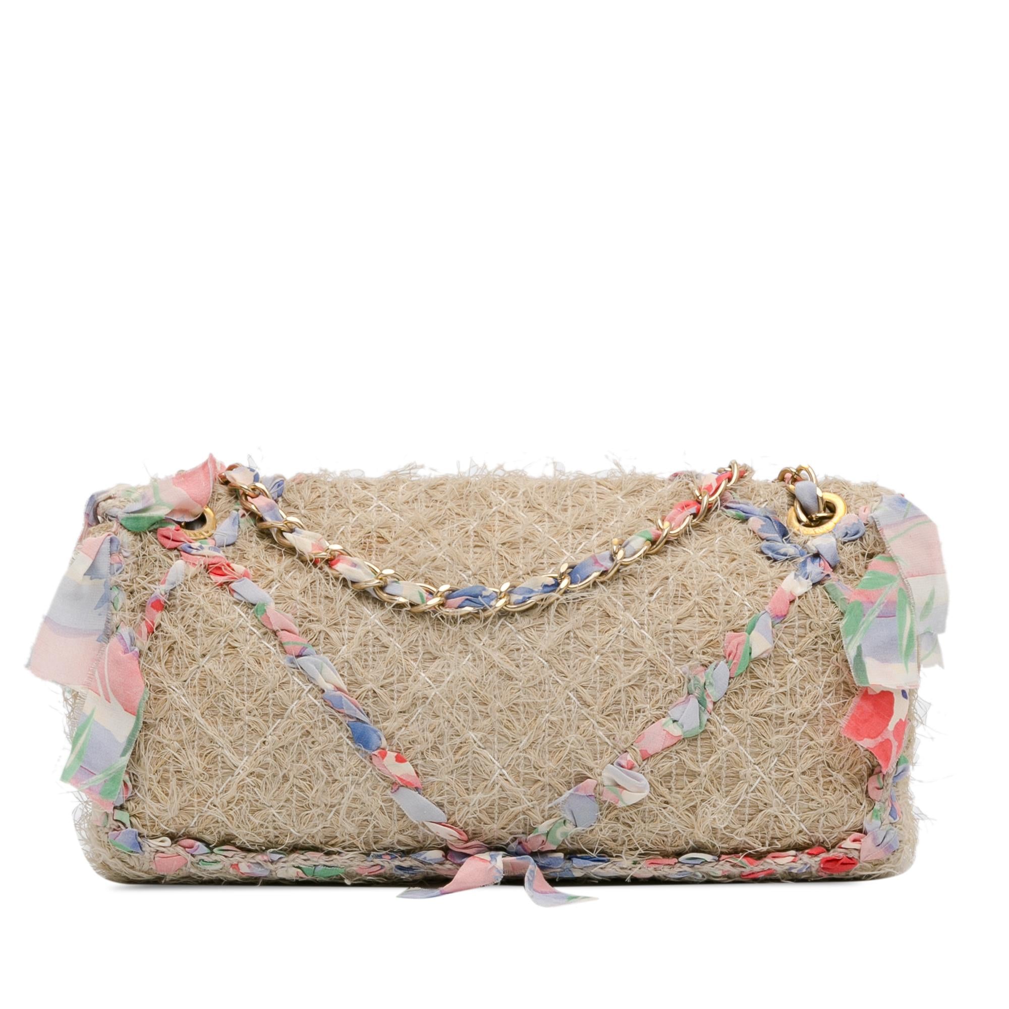 Chanel CC Straw Country Flap (SHG-LDVjxm)