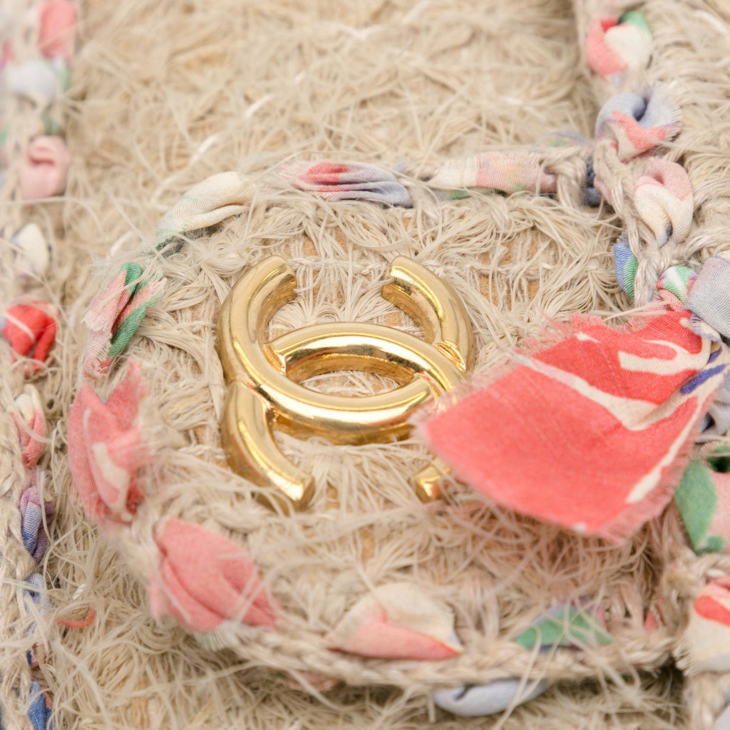 Chanel CC Straw Country Flap