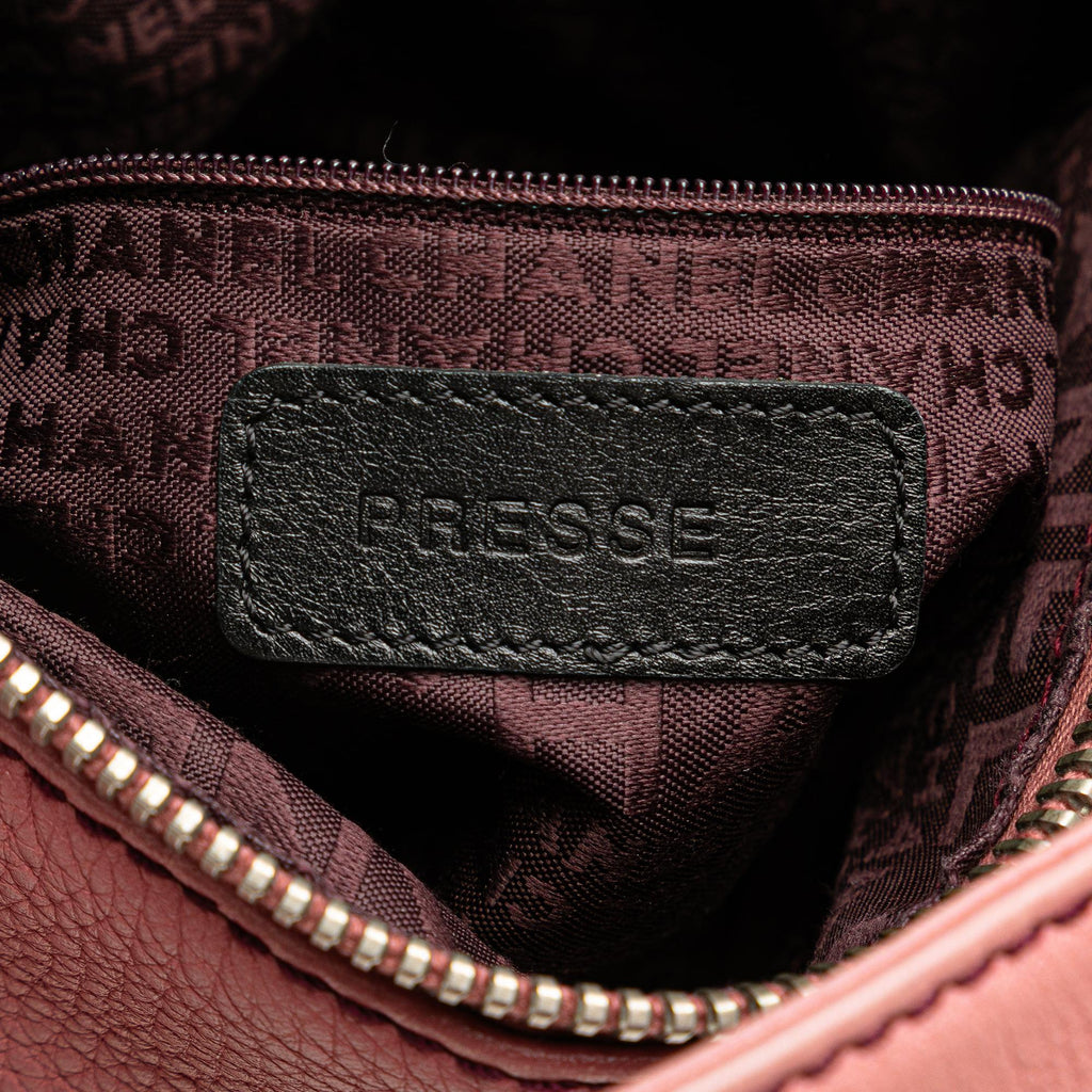 Chanel Calfskin LAX Front Pocket Shoulder Bag