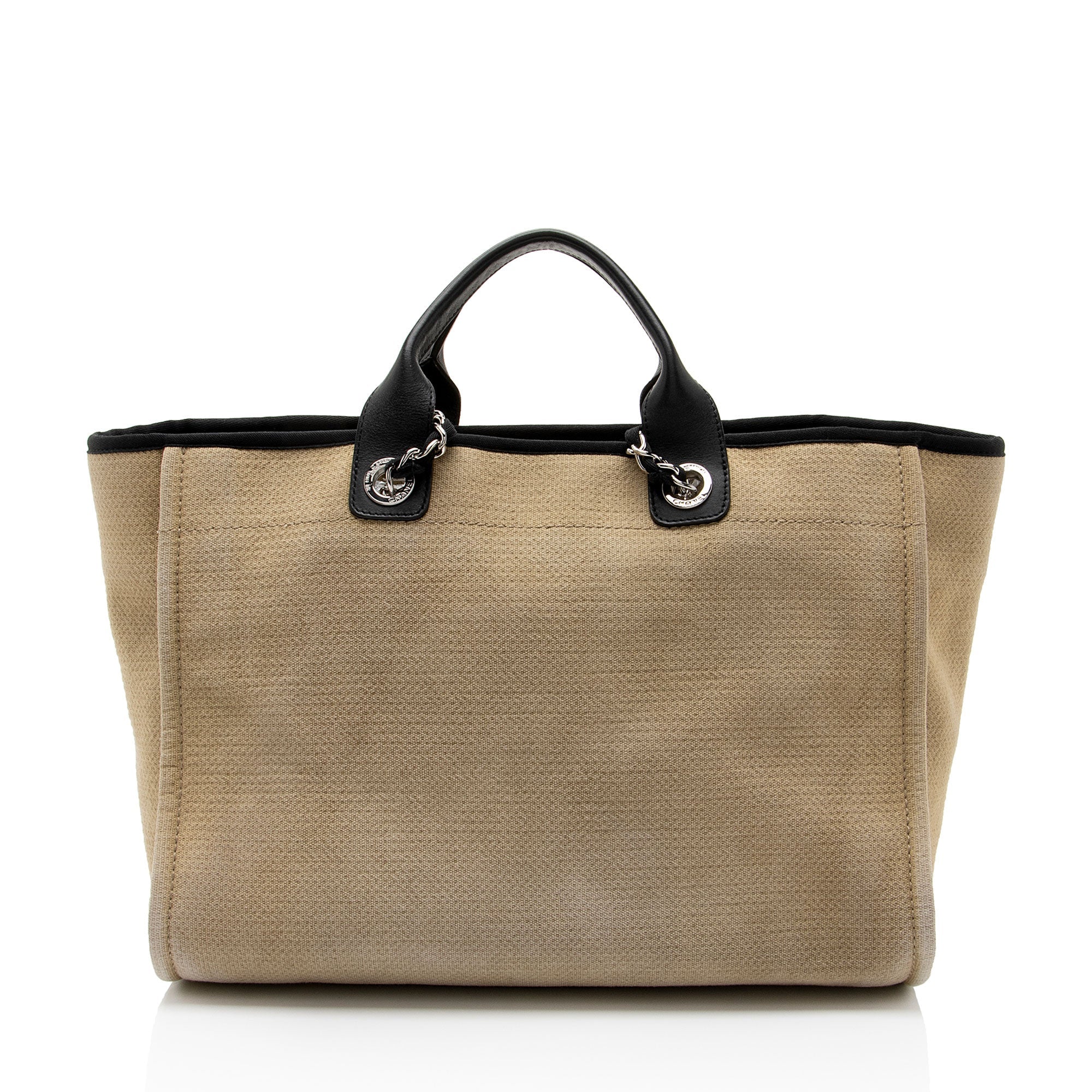 Chanel Canvas Deauville Medium Tote (SHF-SYyjAd)