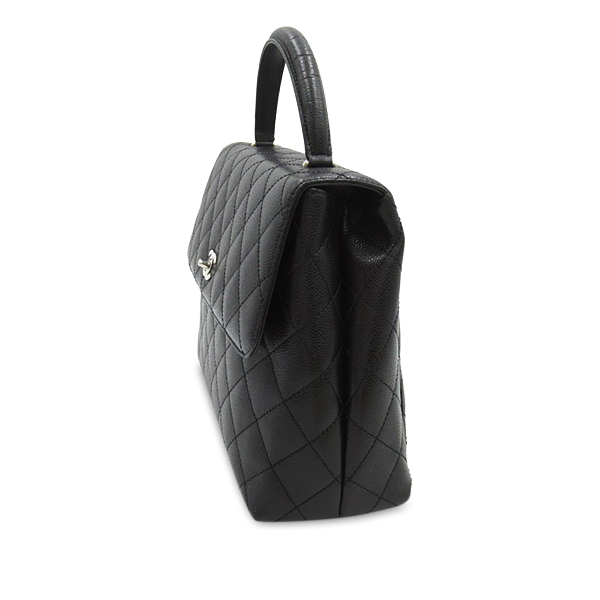 Chanel Caviar Kelly Top Handle Bag (SHG-BXOXtp)