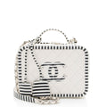 Chanel Caviar Leather CC Filigree Medium Vanity Case