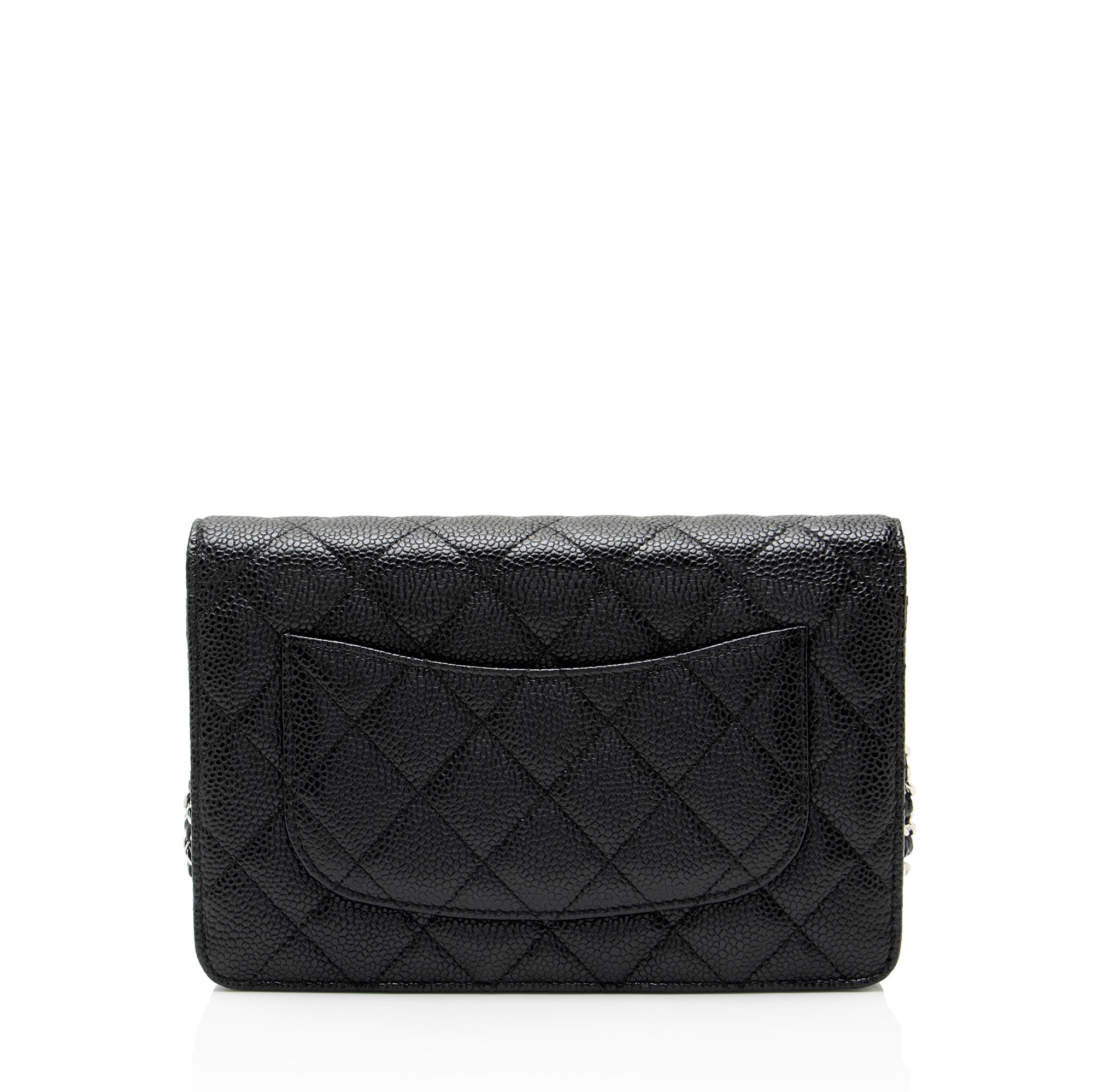 Chanel Caviar Leather Classic Wallet on Chain