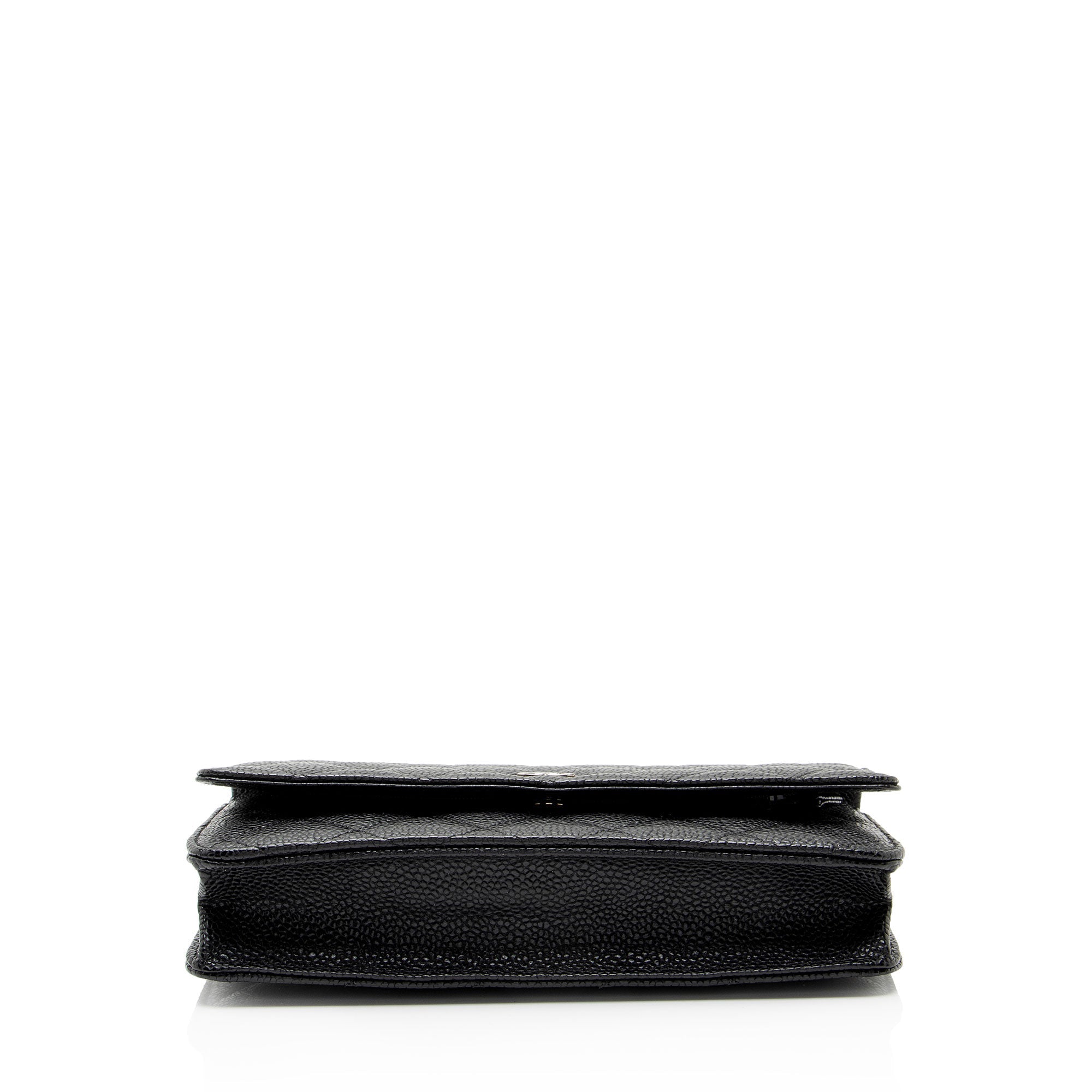 Chanel Caviar Leather Classic Wallet on Chain