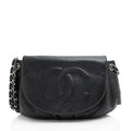 Chanel Caviar Leather Half Moon Shoulder Bag