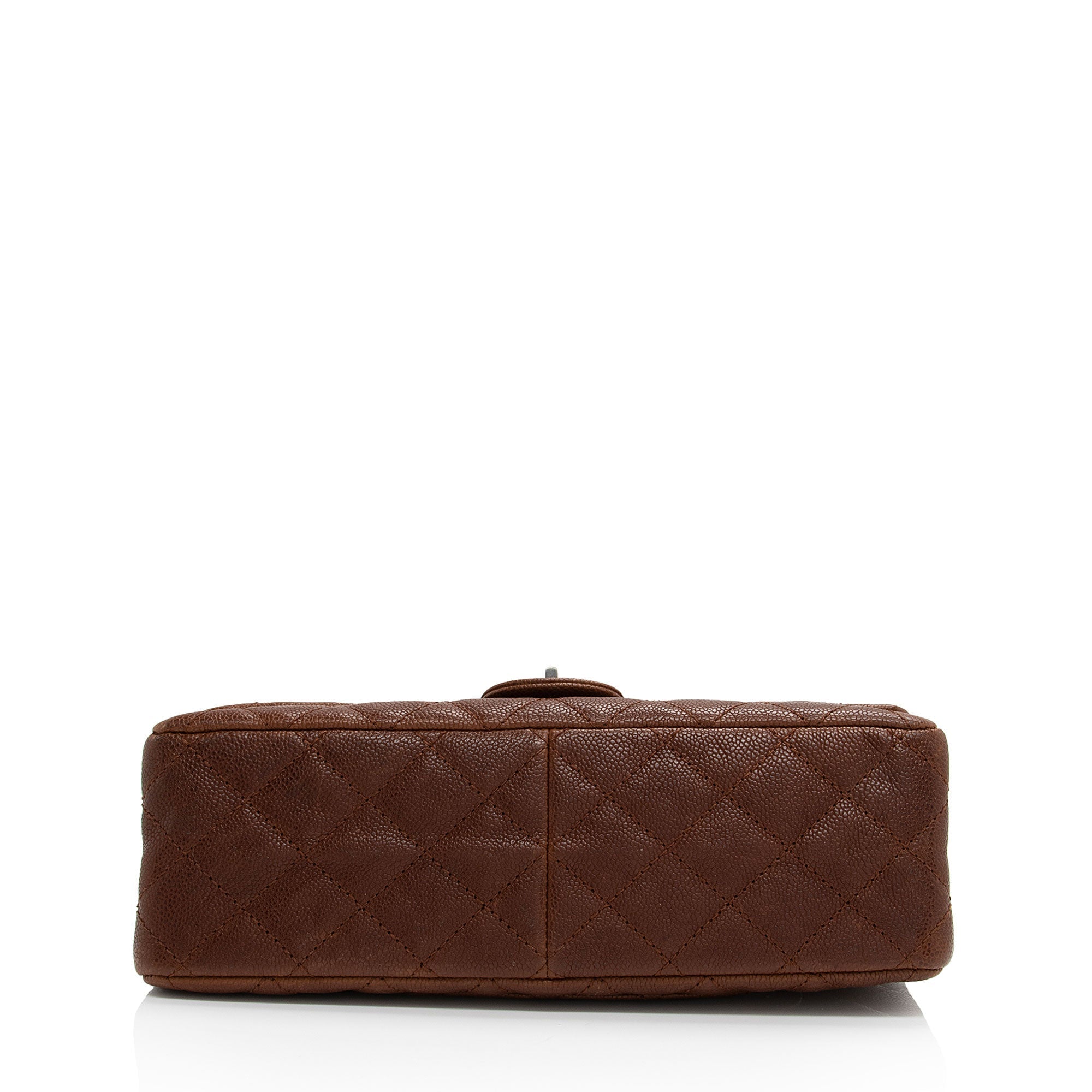 Chanel Caviar Leather Reissue 225 Double Flap Shoulder Bag (SHF-gheQo9)