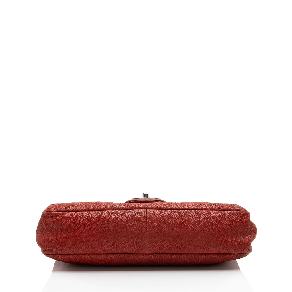 Chanel Caviar Leather Simply CC Medium Flap Bag