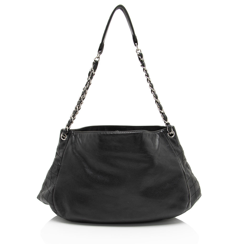 Chanel Caviar Leather Timeless CC Shoulder Bag