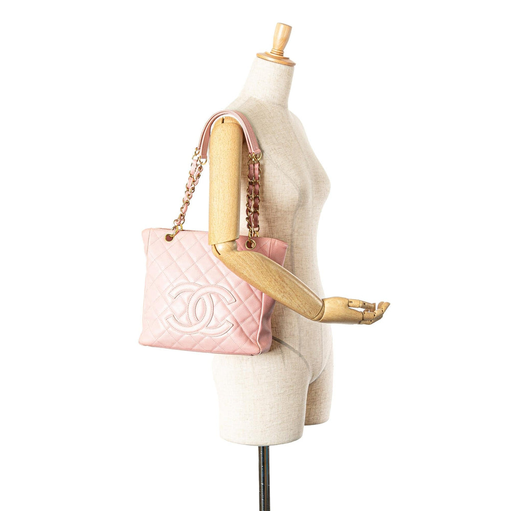 Chanel Caviar Petite Shopping Tote