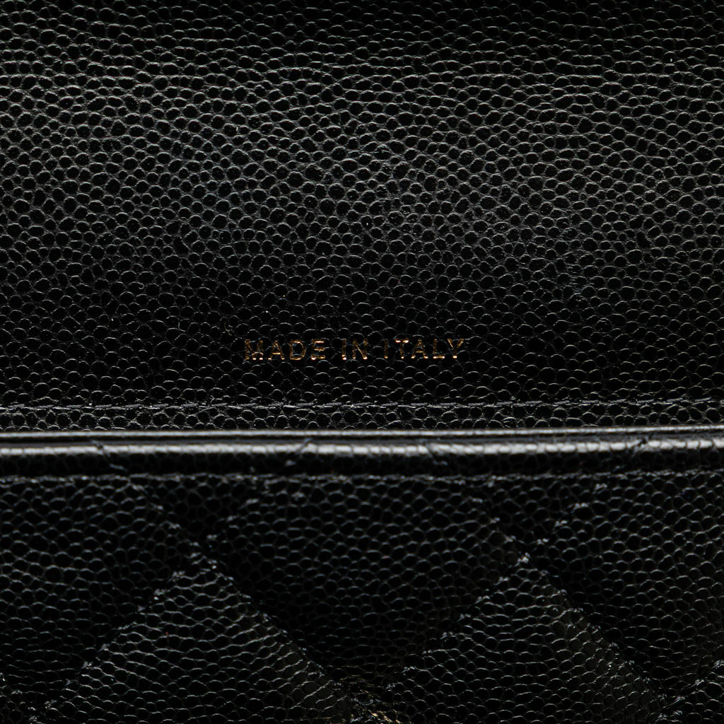 Chanel Caviar Quilted Phone Holder Wallet on Chain