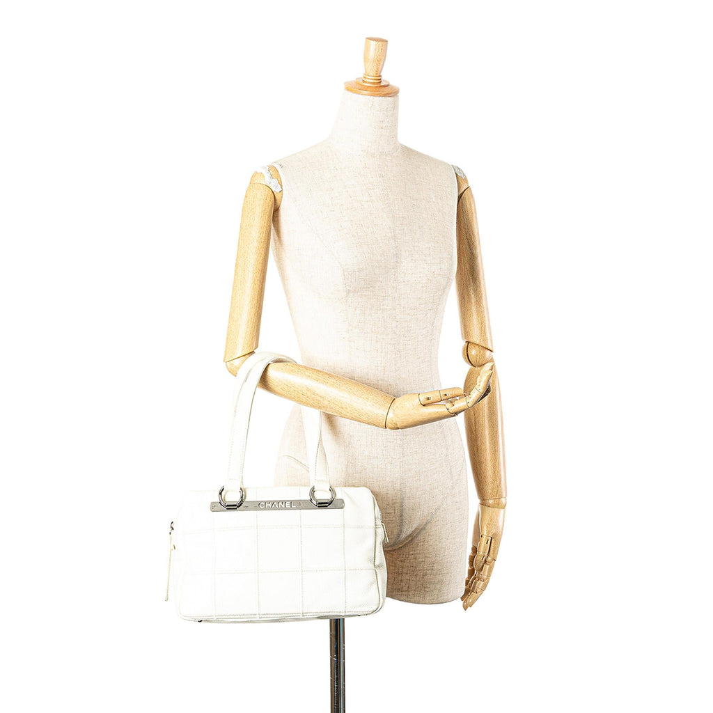 Chanel Caviar Square Stitch Shoulder Bag