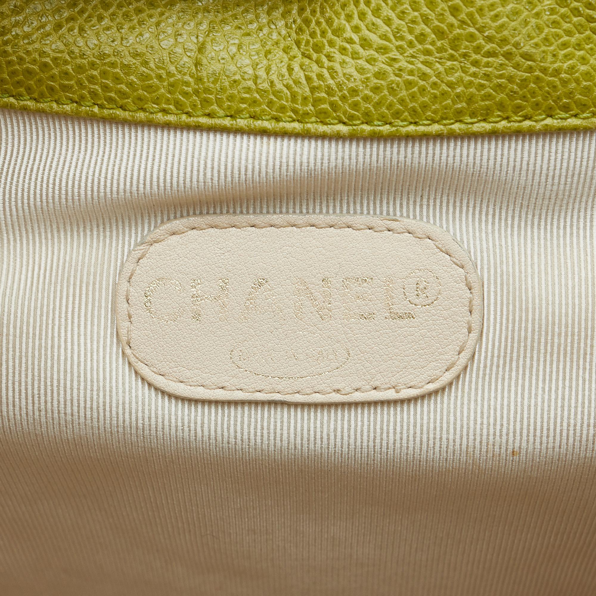Chanel Caviar Triple CC Backpack (SHG-n1pWPE)