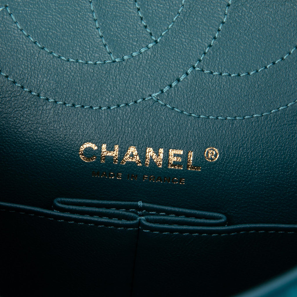 Chanel Chevron Velvet Reissue 2.55 Double Flap 225