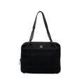 Chanel Cotton Choco Bar Shoulder Bag