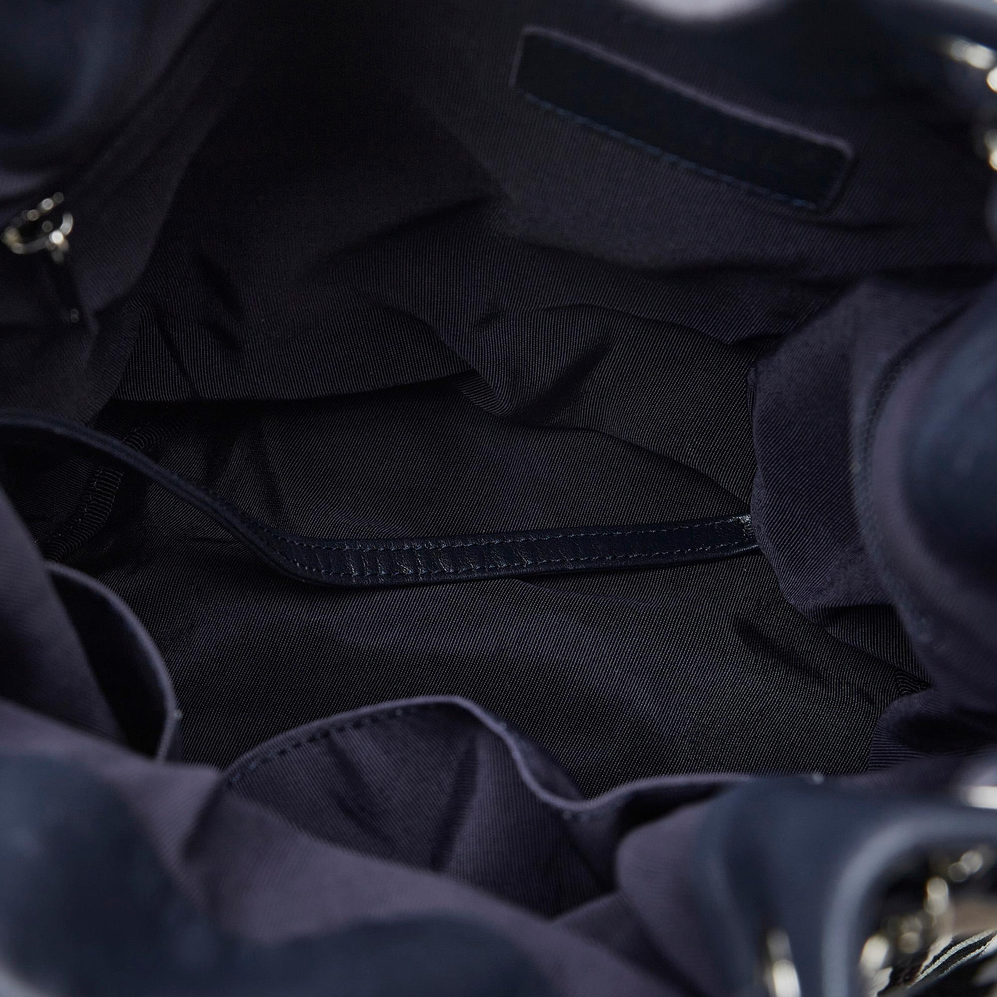 Chanel Cotton Drawstring Bag (SHG-uPFXq7)
