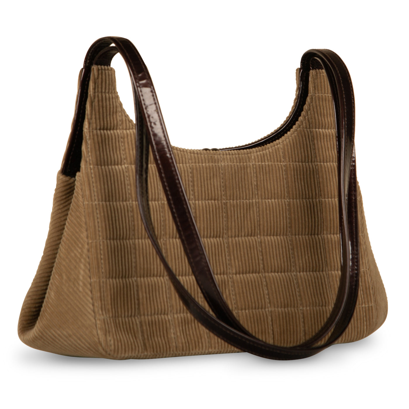 Chanel Vintage Corduroy Shoulder Bag