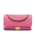 Chanel Croc Quilted Jersey Reissue 2.55 Double Flap 225