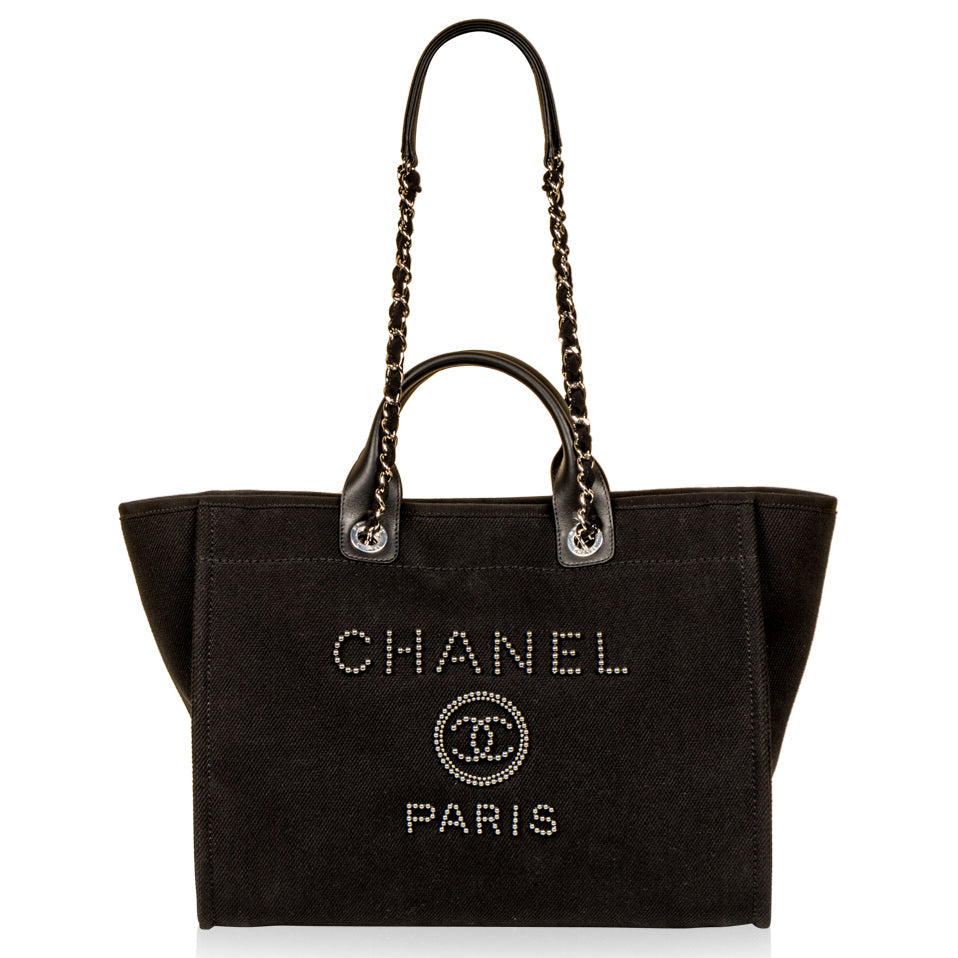 Chanel Studded Deauville Tote