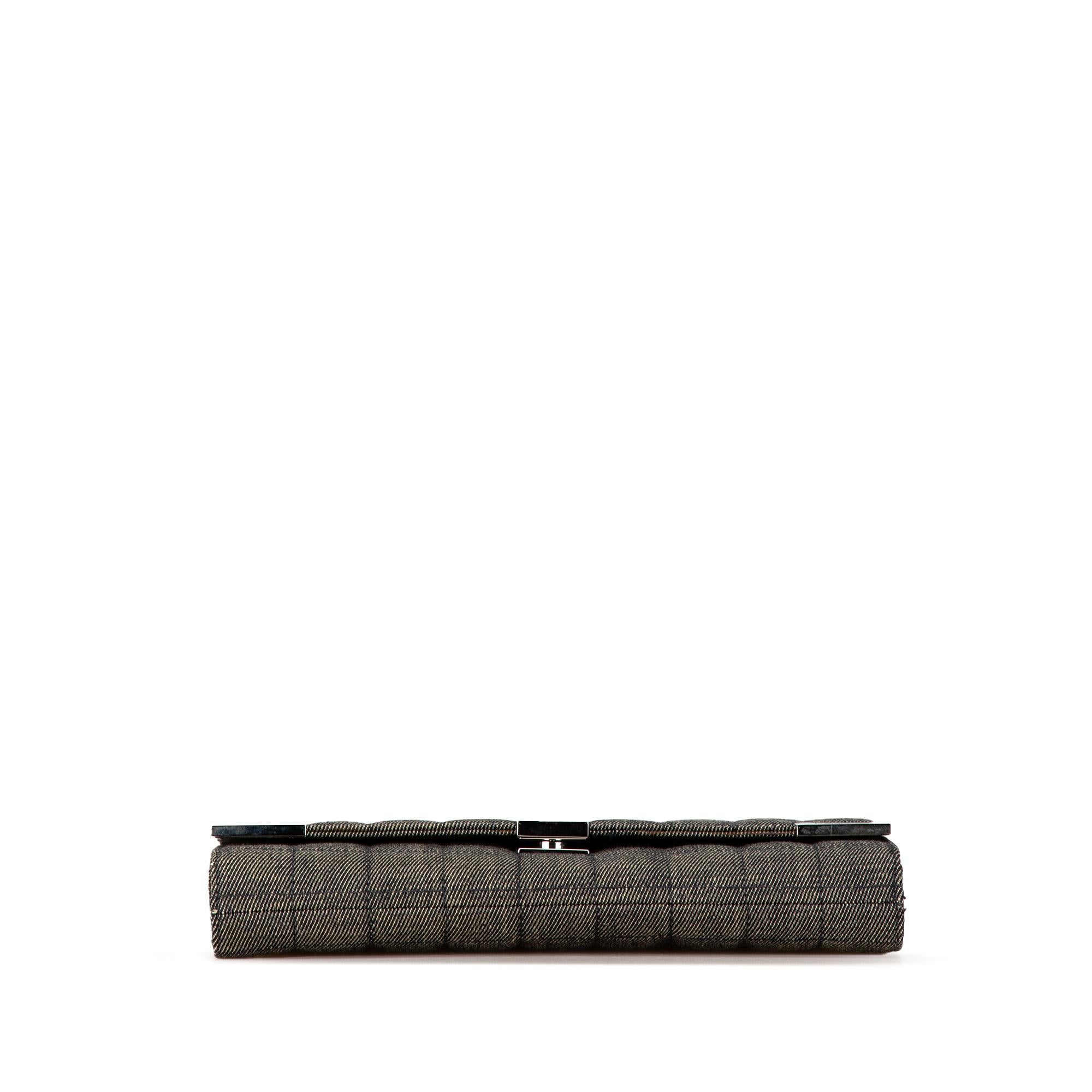 Chanel Denim Choco Bar Chain Flap