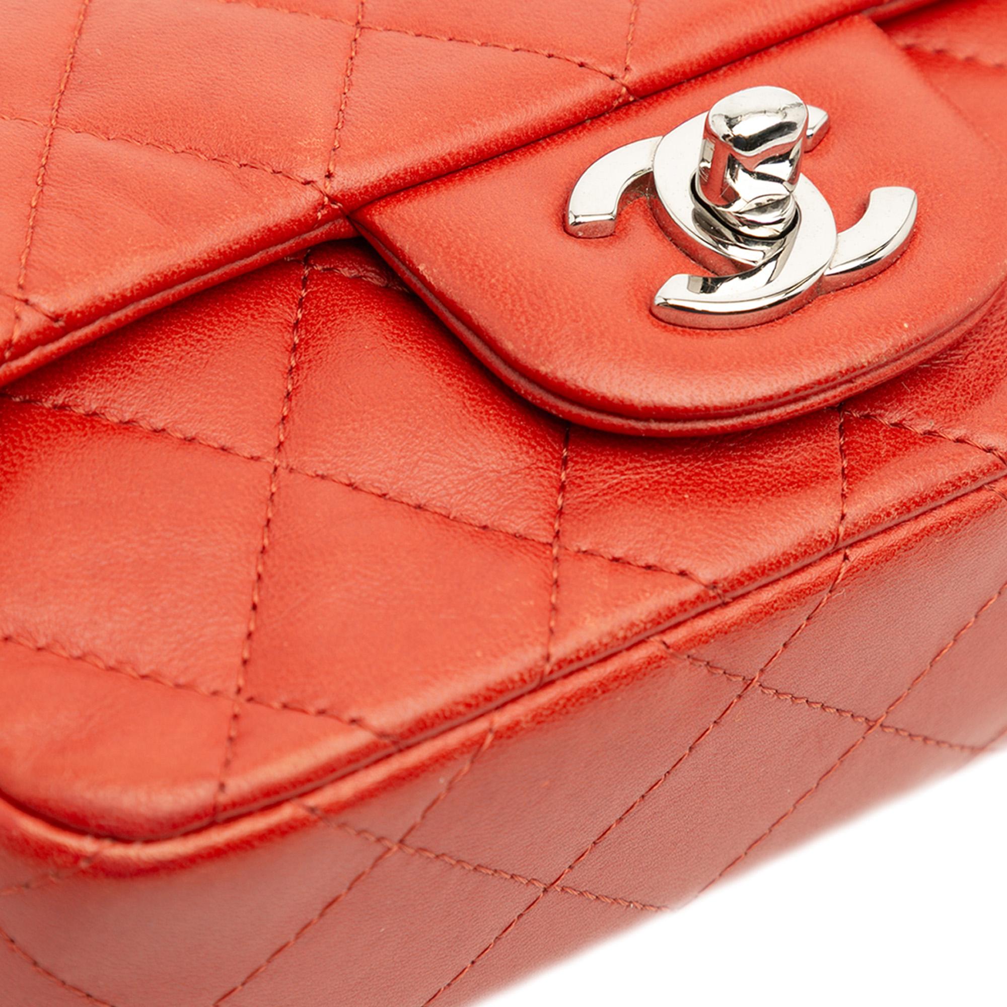 Chanel Extra Mini Rectangular Classic Lambskin Single Flap