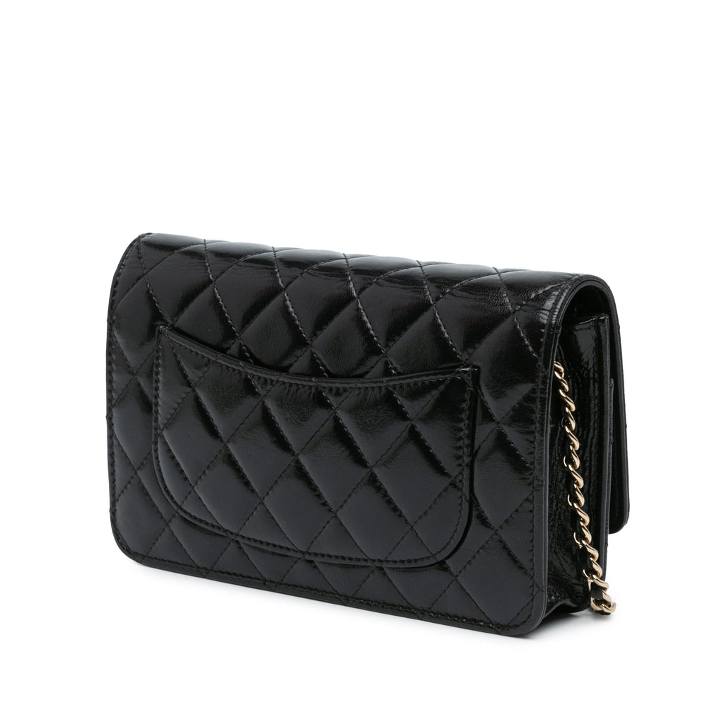Chanel Glazed Calfskin Pearl Charms Wallet On Chain (SHG-slyTlx)