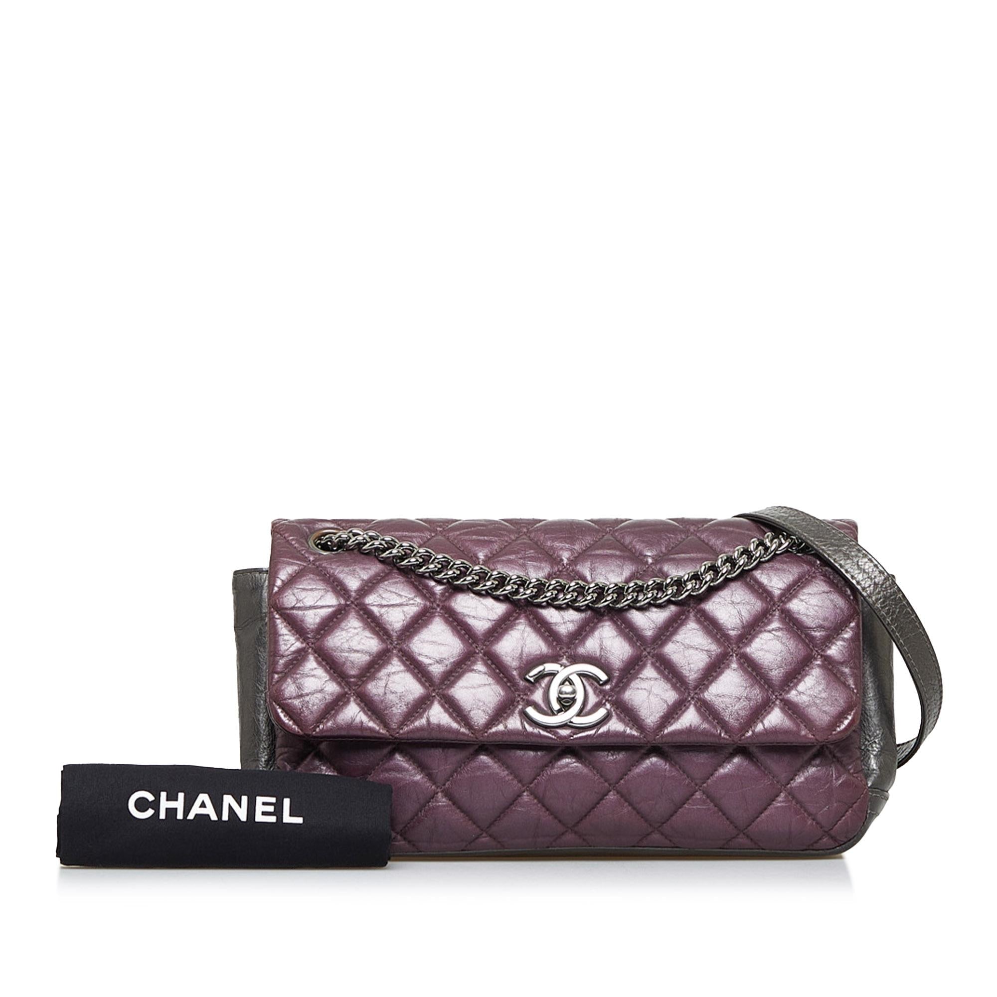 Chanel Glazed Matelasse Portobello Flap Bag (SHG-mJ667g)
