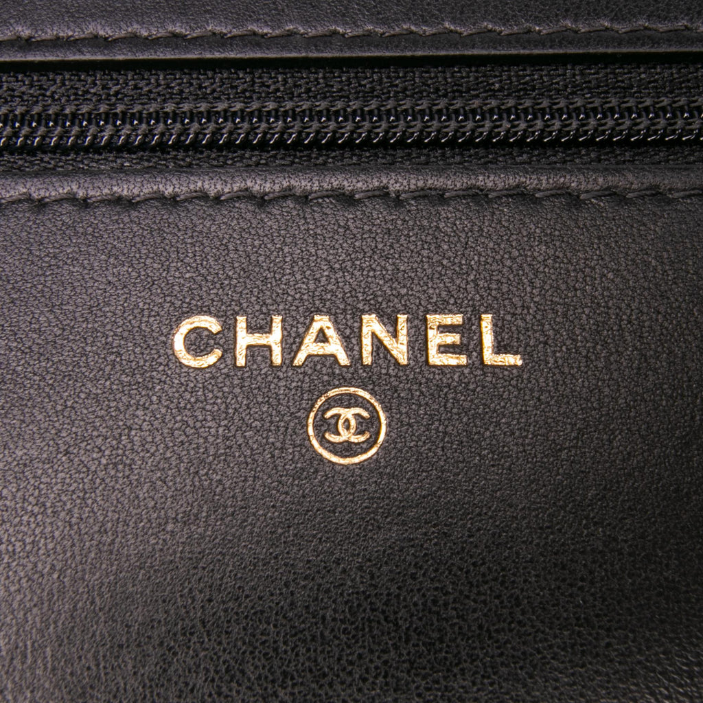 Chanel Houndstooth Tweed 19 Wallet On Chain