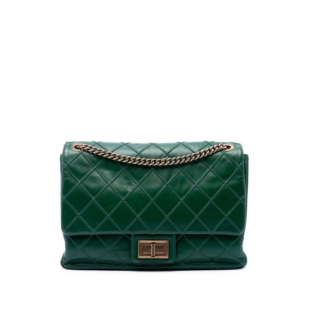 Chanel Jumbo Diamond Debossed Calfskin Reissue 2.55 Cosmos Flap