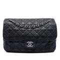 Chanel Jumbo Quilted Vinyl Rock In Moscow Single Flap