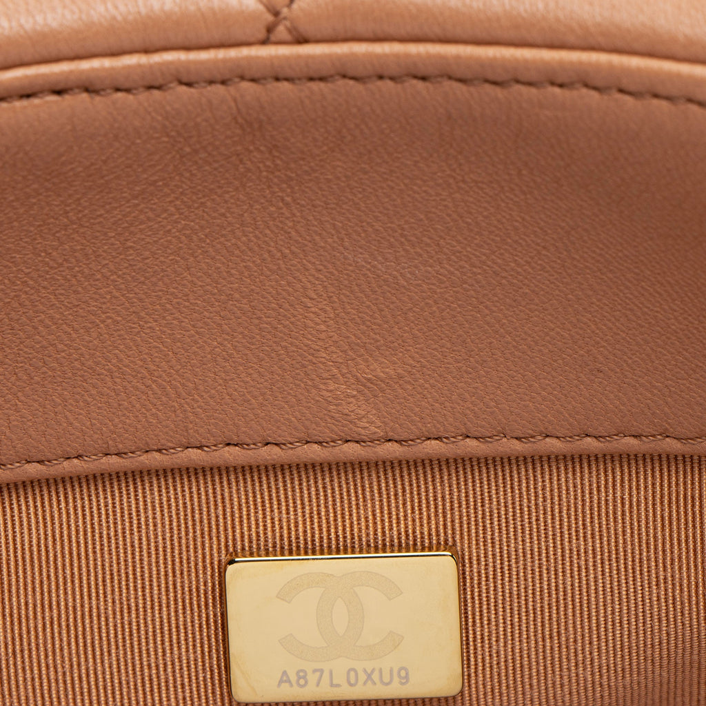 Chanel Lambskin 19 Large Flap Shoulder Bag (SHF-fY8hAg)