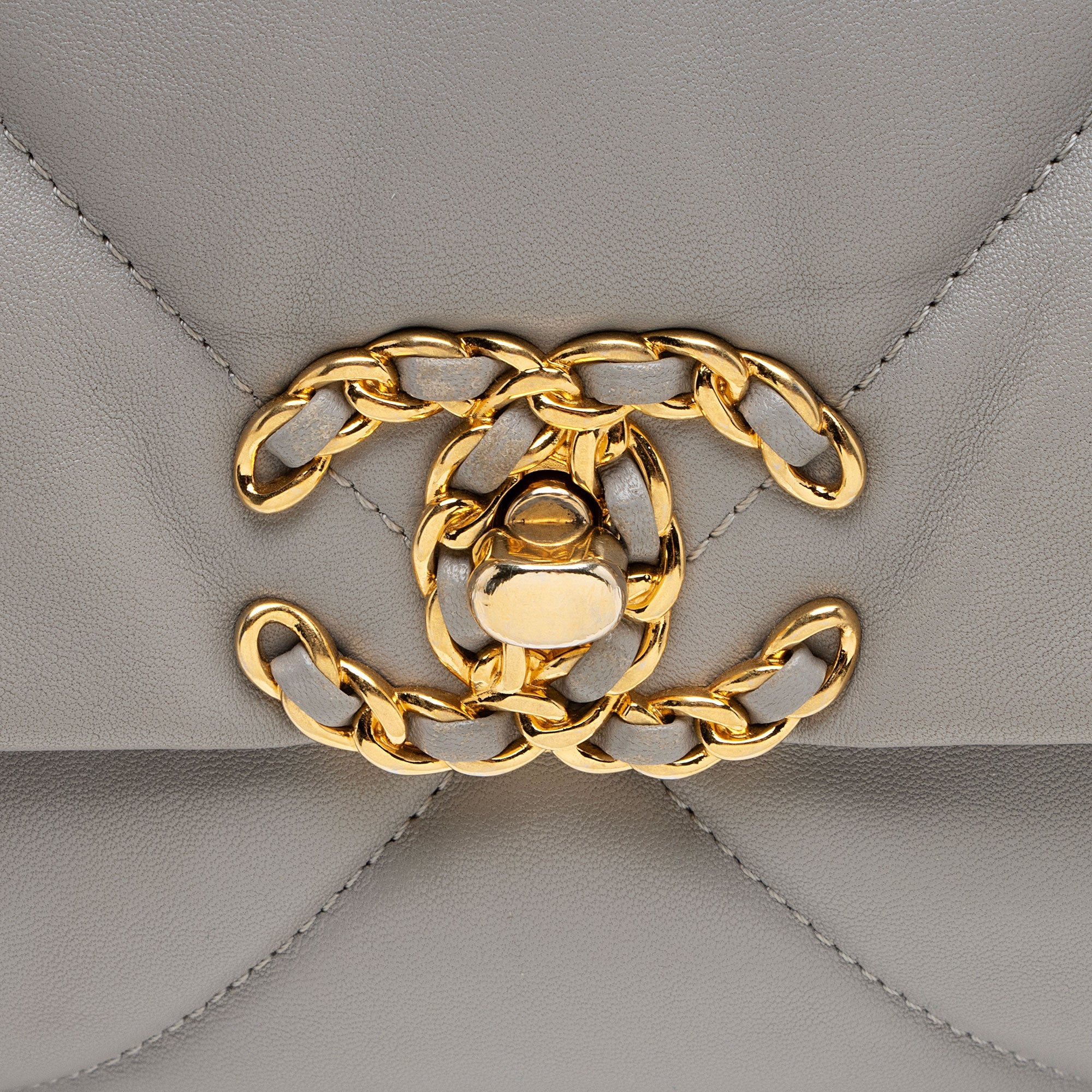 Chanel Lambskin 19 Maxi Flap Shoulder Bag