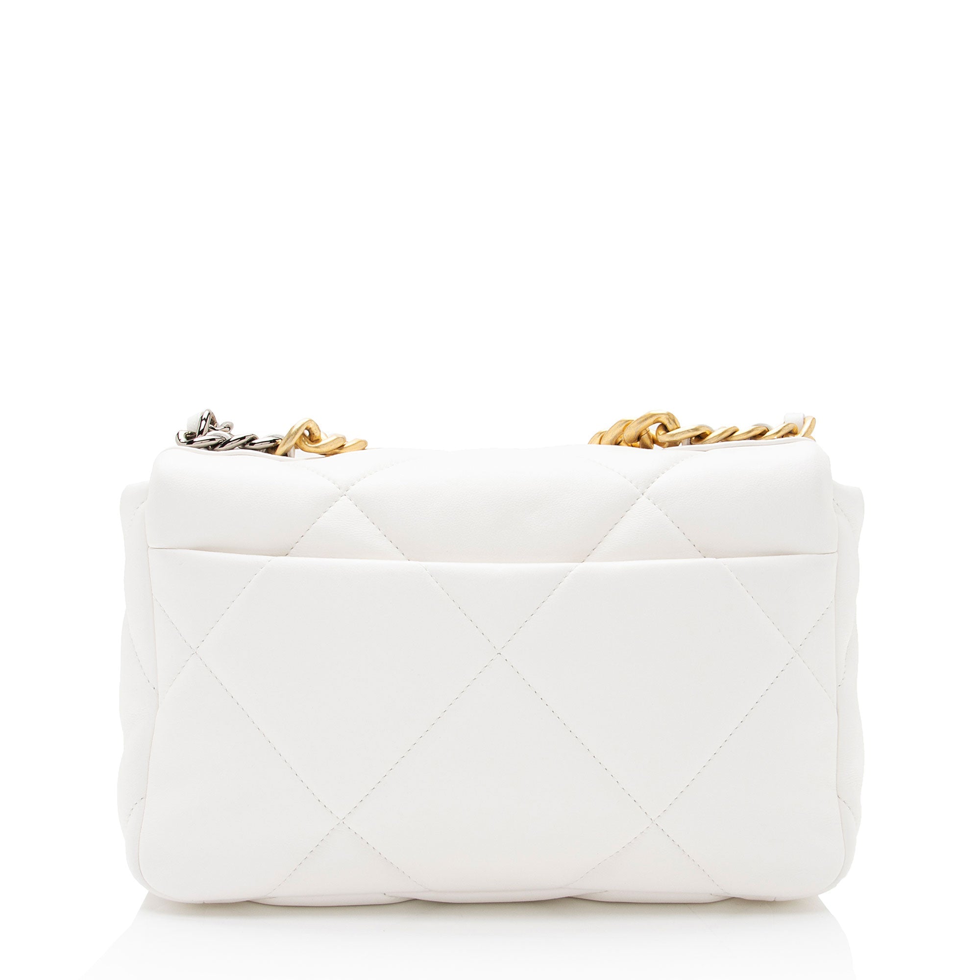 Chanel Lambskin 19 Medium Flap Shoulder Bag (SHF-mCNqcK)