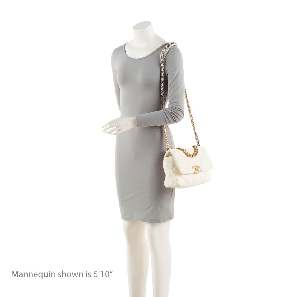 Chanel Lambskin 19 Medium Flap Shoulder Bag