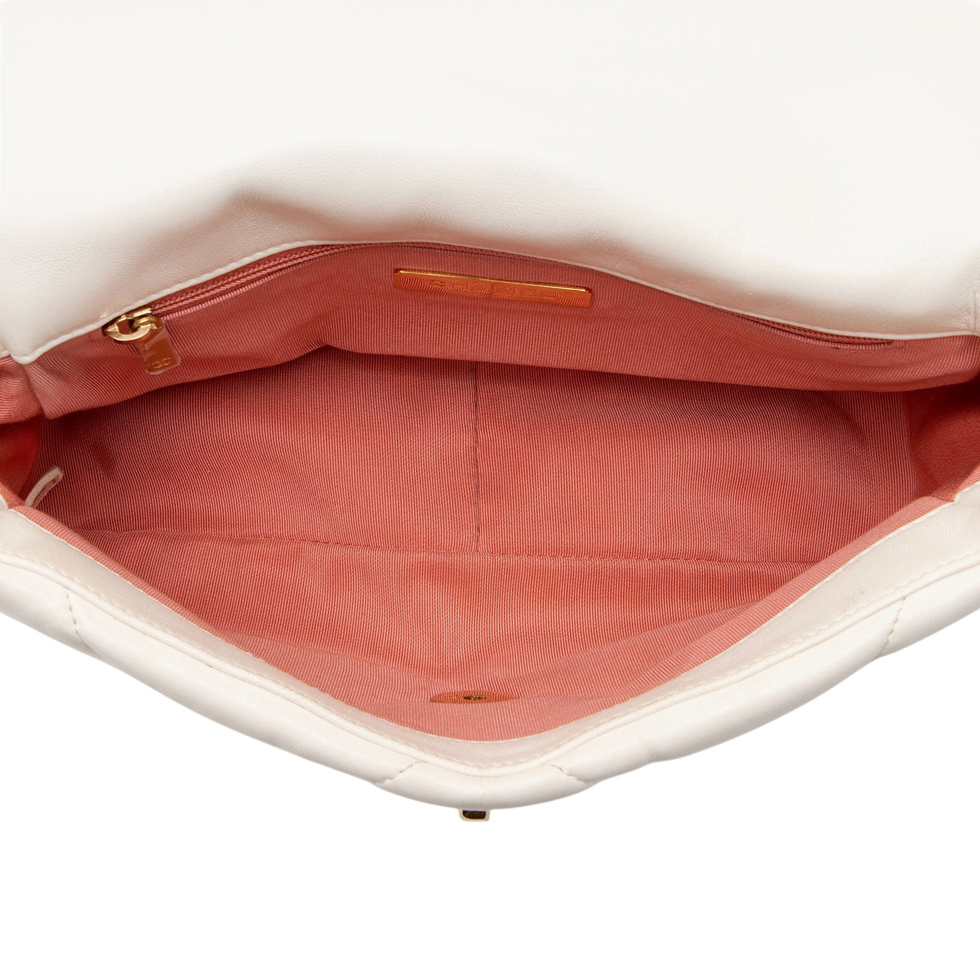 Chanel Lambskin 19 Medium Flap Shoulder Bag