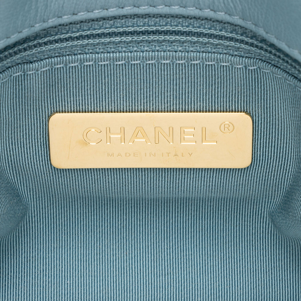 Chanel Lambskin 19 Medium Flap Shoulder Bag