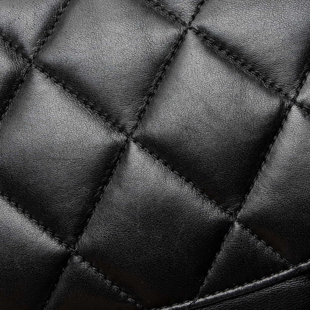 Chanel Lambskin 3 Accordion Maxi Flap Bag